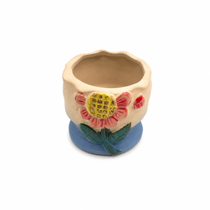 Ghiveci Mic Decorativ din Ceramică 8,2 × 6 cm pentru Flori