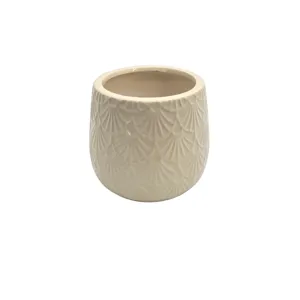Ghiveci Ceramic Decorativ 10.5 x 9.5 cm, Diferite Modele și Culori, Ideal pentru Flori, Plante Suculente și Decor Interior