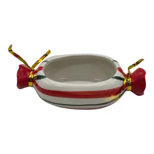 Ghiveci Ceramic pentru Flori, Model Bomboană, 12,8 × 6,3 × 4 cm, Decorativ