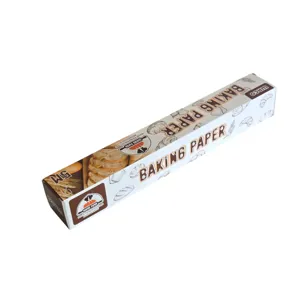 Hârtie pentru Copt 30 cm x 5 m, Antiaderentă, Rezistentă la Temperatură Ridicată pentru Gătit și Coacere