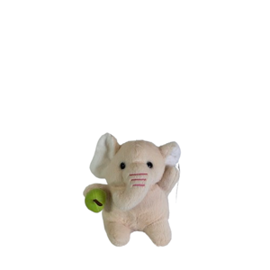 Jucărie Elefant din Pluș Duoguo cu Accesoriu Tip Minge, Figurina Moale Compactă, Design Brodat, Jucărie pentru Copii
