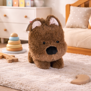 Jucărie de pluș cățeluș DUOGUO 35 cm, moale, design realist, decorativ, pentru copii și cadou