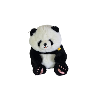Jucărie de pluș ursuleț panda DUOGUO 35 cm, moale, design realist, decorativ, pentru copii și cadou