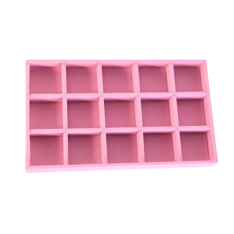 Organizator Bijuterii Compartimentat 21x12.5x2.5 cm Tavă Depozitare Accesorii