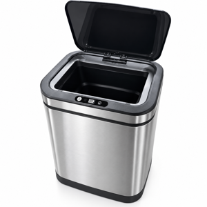 Coș de Gunoi Inteligent cu Senzor de Mișcare, Capac Automat, Capacitate 13 L