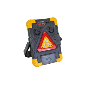 Lampă Multifuncțională de Avertizare și Lucru Auto 2400mAh HB-7139 Reîncărcabilă cu LED și Spot Detașabil