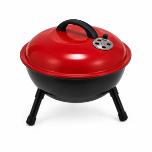Mini Grătar Tip Măr cu 3 Picioare DUOGUO, Dimensiuni 38 x 38 x 39 cm, Grătar Portabil pentru Camping, Picnic și Terasă