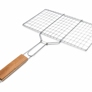 Suport Grătar Grill Tip Clemă Duoguo 31.5 cm pentru Preparare și Întoarcere Alimente la Grătar