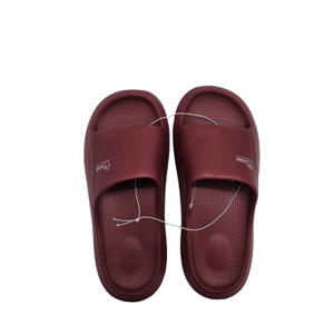 Papuci de Damă Tip Șlapi, Mărimi 36-41, Culoare Bordo, Model Casual cu Baretă Lată, Talpă Confortabilă și Antiderapantă, pentru Casă și Exterior