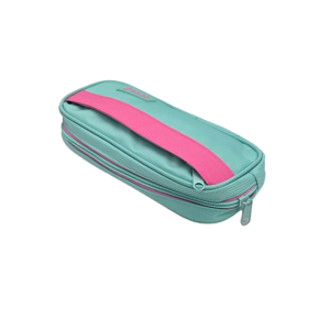 Penar Textil Ergonomic cu 2 Compartimente și Fermoar Dublu, pentru Școală și Birou