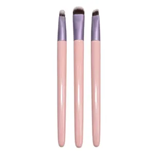 Set 3 Pensule pentru Machiaj 145 x 8–11 mm, Pensule Cosmetice pentru Aplicare și Estompare
