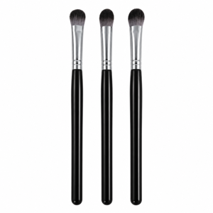 Set 3 Pensule Profesionale pentru Machiaj, Aplicare și Estompare Produse Cosmetice, pentru Ochi și Ten
