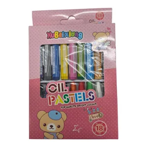 Set 18 Creioane Cerate Colorate pentru Desen și Activități Creative, Copii