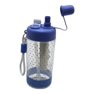 Sticlă de Apă din Plastic, Capacitate 730 ml, Reutilizabilă