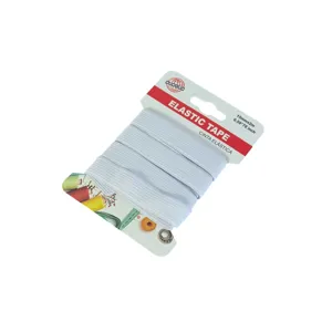 Elastic Textil Lat pentru Croitorie 15 mm x 2 m, Banda Elastca Multifunctionala
