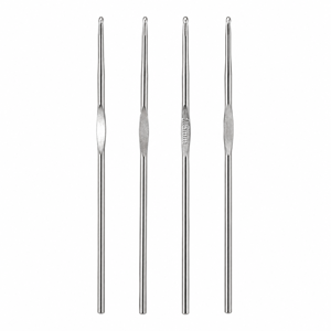 Set 4 Croșete pentru Tricotat și Croșetat 2.60 mm, Accesorii pentru Lucru Manual și Proiecte Handmade