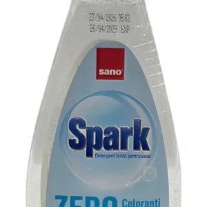 Detergent de Vase Sano Spark Zero, Fără Coloranți și Parfum, 500 ml