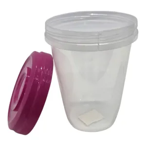 Cutie pentru Alimente Twister 950 ml ,din Plastic, cu Capac, Recipient pentru Depozitarea și Păstrarea Alimentelor
