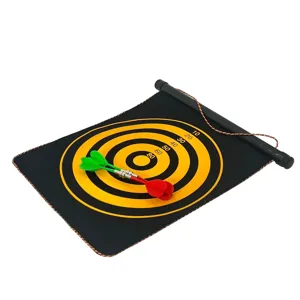 Țintă Rulabilă din Pânză 12” cu 6 Săgeți – Joc de Darts Portabil, Design Practic și Ergonomic