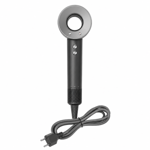 Uscător de Păr Profesional Leafless 37041, Design Fără Palete, Putere Mare, Control Temperatură și Viteză, 0.7KG, Negru/Gri, Ideal pentru Coafare Rapidă și Silențioasă