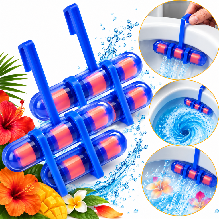 Odorizant de Toaletă, Set 4 Bucăți, Aromă Tropicală