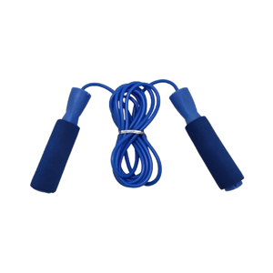 Coardă de Sărit cu Mânere Ergonomice din Spumă Antiderapantă, pentru Fitness, Antrenament și Activități Sportive, Albastru