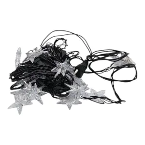 GHIRLANDA LUMINOASA DE CRACIUN 5M/20 LEDURI FORMA STEA  LUMINA  ALB CALD STATIC 