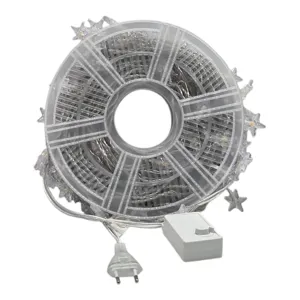 Bandă LED Decorativă 45 m cu 180 LED-uri, Instalație Luminoasă pentru Decor Interior și Exterior