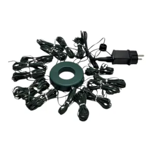 Instalație Luminoasă de Crăciun Tip Cortină pentru Brad, 320 LED-uri, Lungime 2,5 m, Decor Festiv