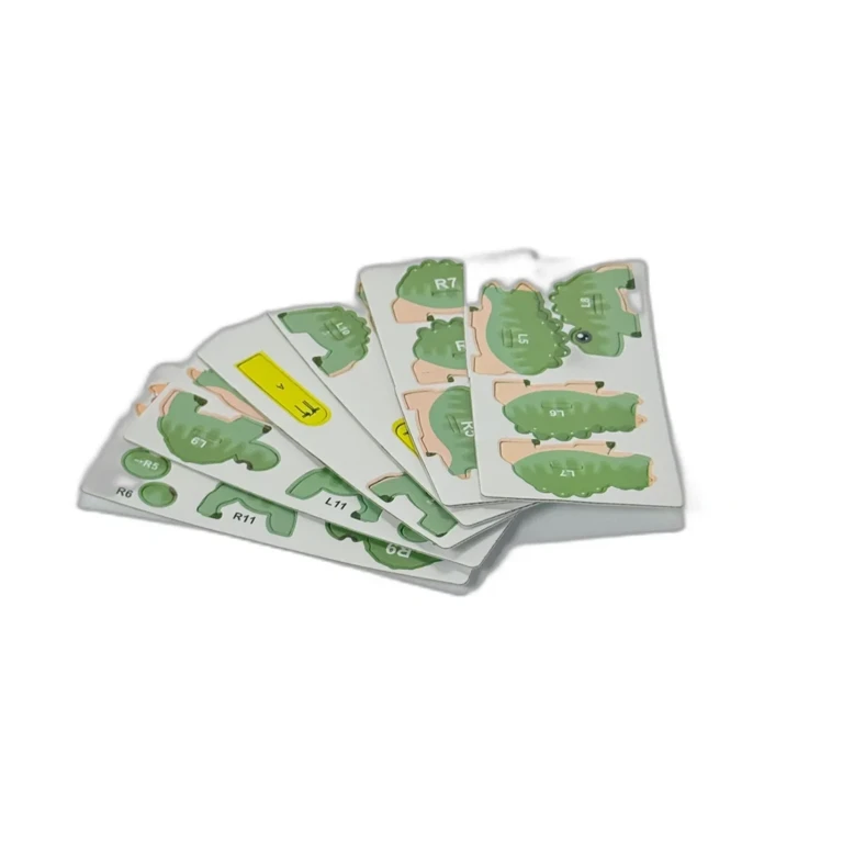 Set Piese Carton Decupabile – Model Vegetatie, Activitate Manuala Copii