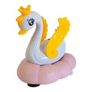 Jucărie Interactivă Lebădă Prințesă pentru Copii, cu Aripi Decorative și Funcții de Mișcare, Design Colorat