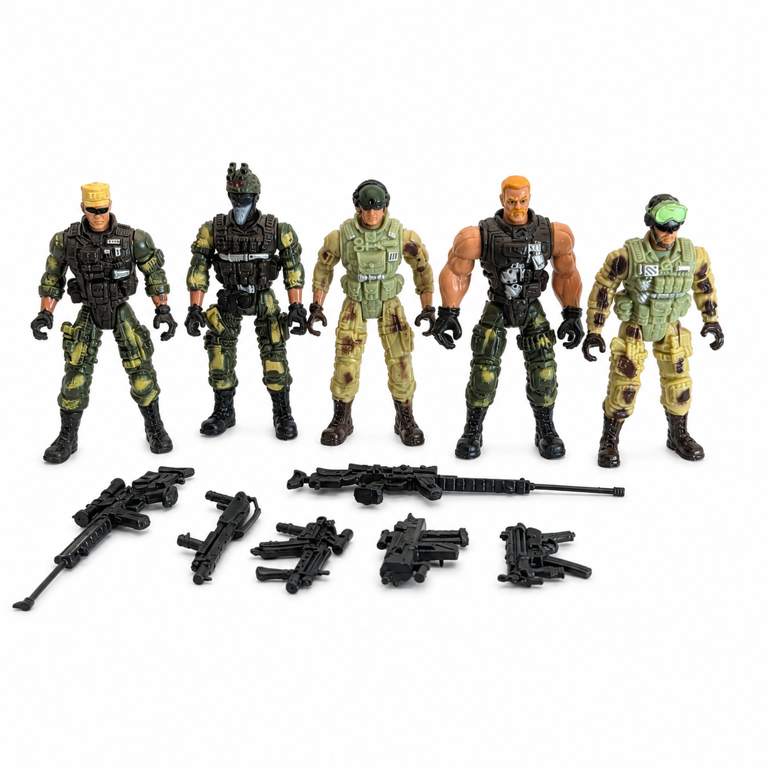 SET 6 JUCARII SOLDATI CU ARME