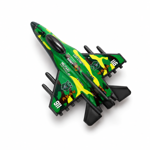 Jucărie Avion de Luptă pentru Copii, Aeronavă Militară de Joacă cu Design Realist