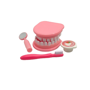 Set Jucării Stomatologie cu Dinți, Periuță și Accesorii Dentare, Joc de Rol Educativ pentru Copii