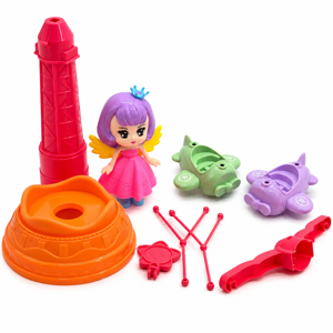 Set Păpușă cu Accesorii Parc de Distracție, Jucărie pentru Jocuri de Imaginație și Rol
