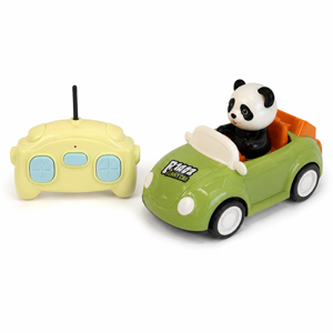 Jucărie Panda în Mașinuță cu Telecomandă, Vehicul RC pentru Copii, Control Wireless, Distracție Interactivă, Cadou pentru Copii