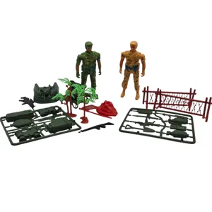 Jucărie Set Militar cu Figurine și Accesorii de Luptă pentru Copii, Joc de Rol și Aventură
