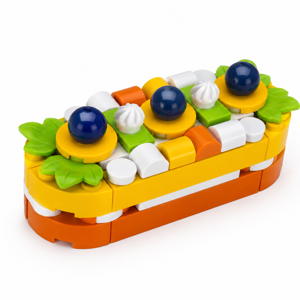 Jucărie Set de Construcție Educativ Cake Party cu Piese de Asamblat pentru Copii