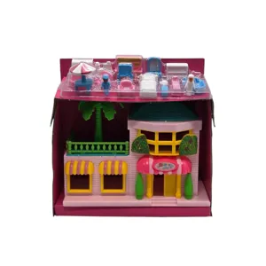 Jucărie Căsuță de Păpuși cu Accesorii, 18 x 7 x 17,5 cm, Set de Joacă pentru Copii