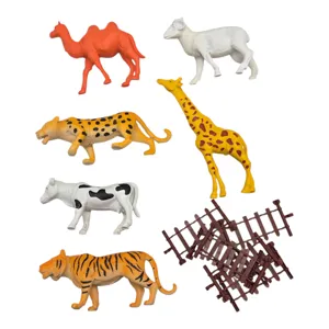 Jucărie Set Educativ cu Figurine Animale Domestice și Sălbatice pentru Copii 