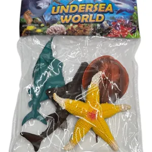 Jucărie Set cu Figurine Animale Marine, Diverse Specii, Joc Educativ pentru Copii 