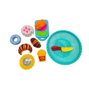 Jucărie Set de Tăiat Prăjituri și Dulciuri pentru Copii cu Accesorii de Bucătărie și Alimente de Joacă