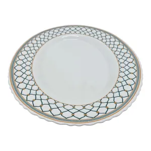 Platou Oval Home Class Selina Green, 13 Inch, Design Elegant pentru Servire