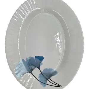 Platou Oval Home Class Fairy, 13 Inch, Design Elegant pentru Servire și Masă