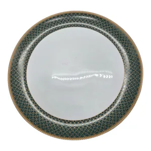 Platou Rotund Home Class Emerat, 12 Inch, Design Elegant pentru Servire