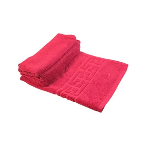 Prosop baie din bumbac 100% frotte, 50 x 90 cm, 500 g/mp, roșu, prosop textil absorbant