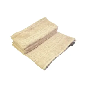 Prosop baie din bumbac 100% frotte, 70 x 130 cm, 500 g/mp, bej, prosop textil pentru baie și duș