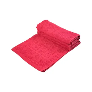 Prosop de față din bumbac 100% frotte, 50 x 90 cm, 400 g/mp, verde, prosop textil pentru baie