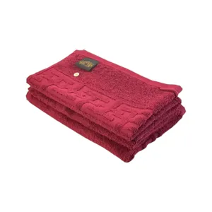 Prosop de față din bumbac 100% frotte, 50 x 90 cm, 500 g/mp, burgundy (wine), prosop textil pentru baie