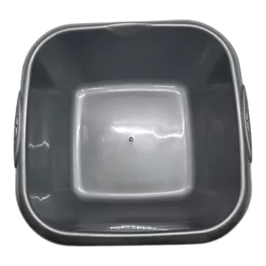 Lighean Pătrat din Plastic 6 L Plast-A, Recipient Multifuncțional pentru Curățenie, Spălare și Uz Casnic, Practic și Rezistent